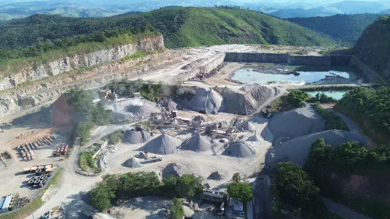 Pedreira da Petra Agregados em Matias Barbosa (MG)